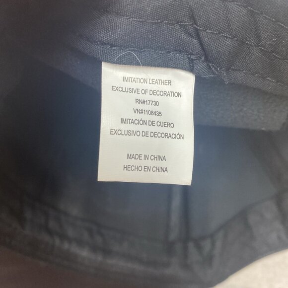 Brooklyn New York Baseball Cap Adjustable Hat Embroidered Logo Faux Leather - Picture 16 of 16